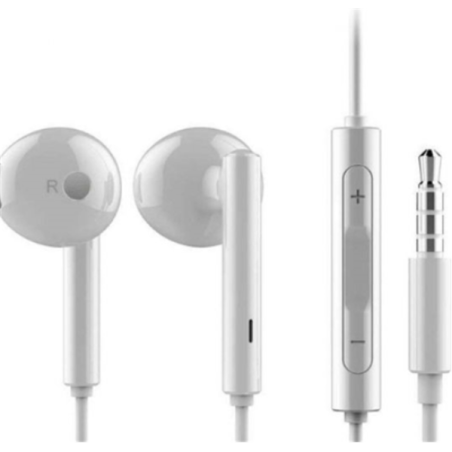 Huawei branded wired earphone/ Semi-in ear. White
