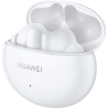 HUAWEI FreeBuds 4i are wireless stereo earphones consisting of left and right earphones and a charging case/ White