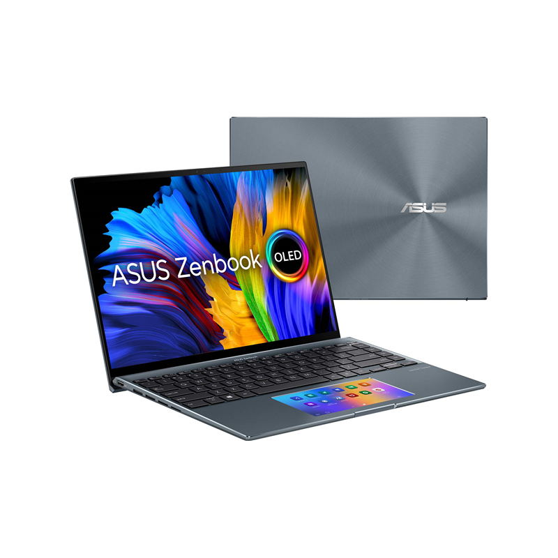 Asus 14.0'' WQXGA OLED Touch/ i7-1165G7/ 16GB LPDDR4X OB/ 512GB M.2 PCIE 3.0 SSD/ Win11 Home/ 1YR PUR/ Grey/ Asus Zenbook
